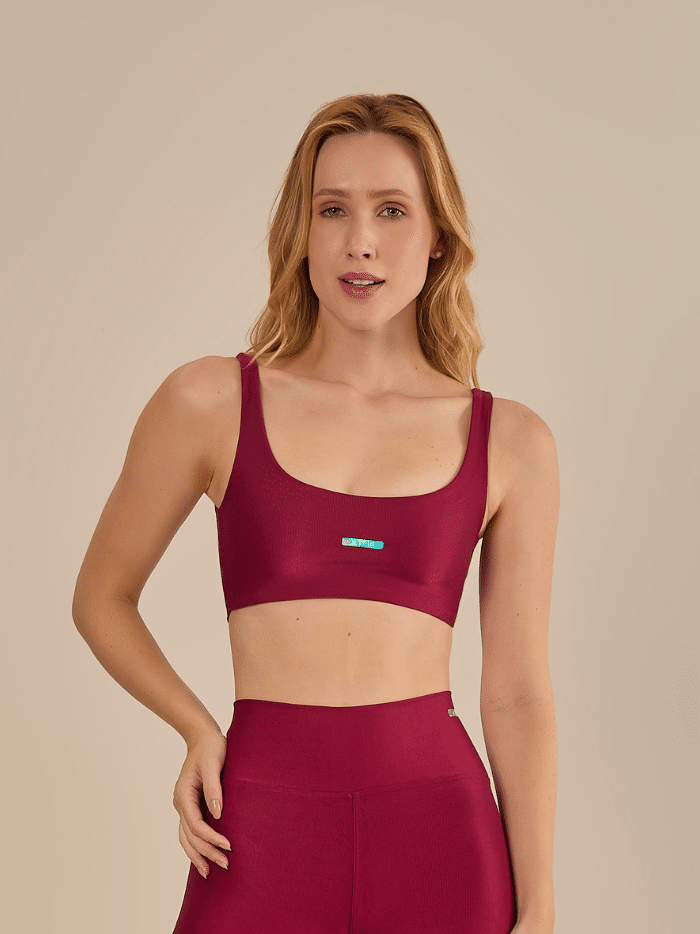 TOP NARA CARMIM CANELADO