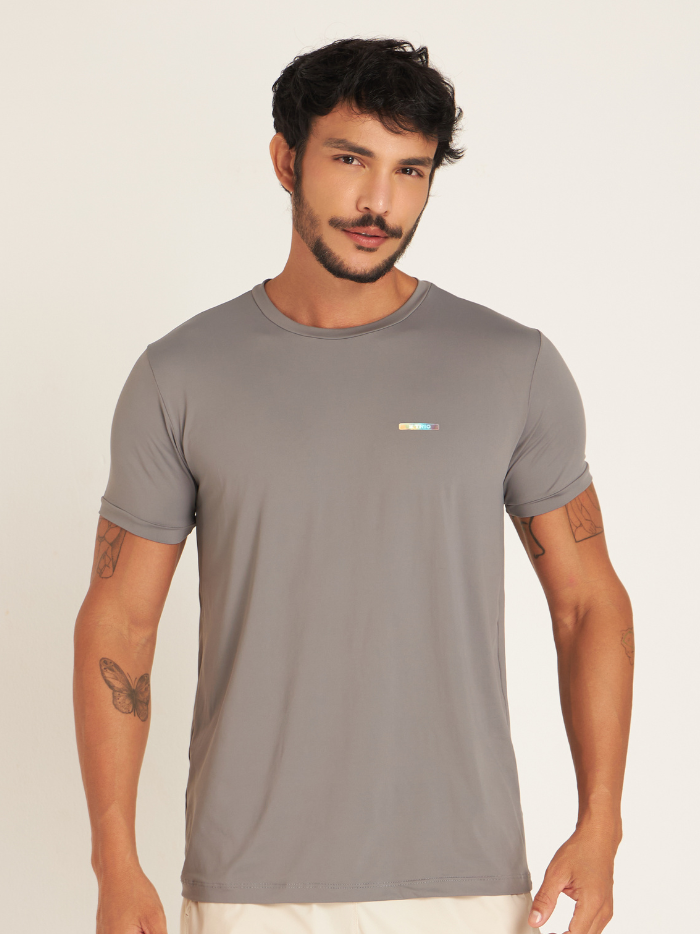 BLUSA FIT CINZA