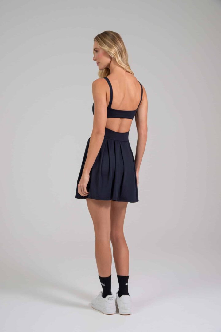 Alternative view of VESTIDO SERENA PRETO