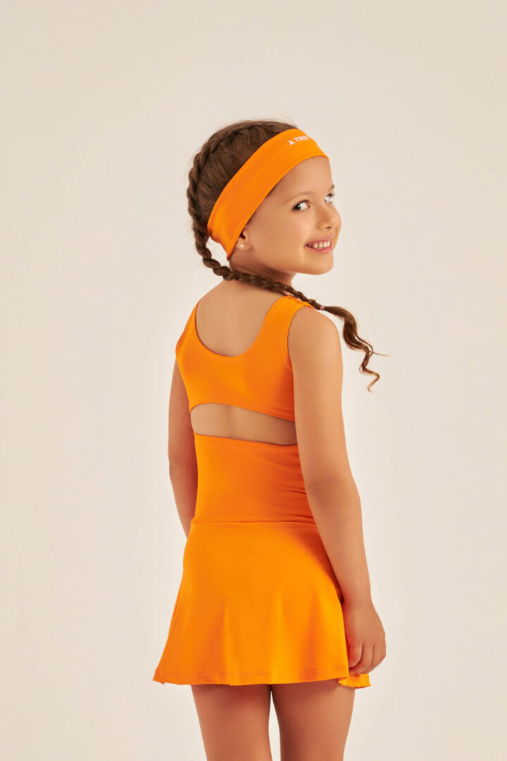 Alternative view of VESTIDO LARA TANGERINA INFANTIL