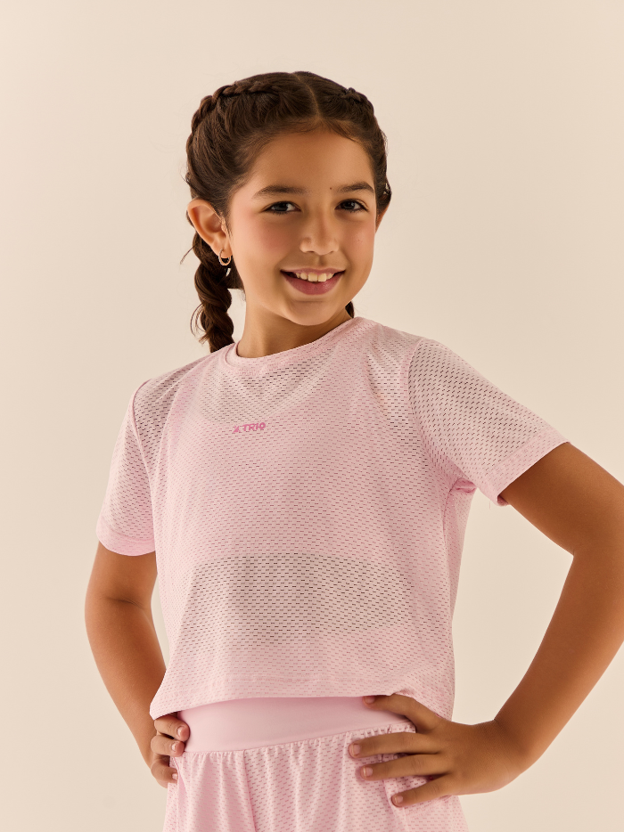 CROPPED LARISSA INFANTIL LIGHT PINK