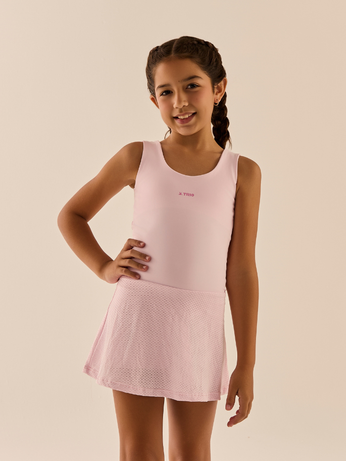 VESTIDO LARA INFANTIL LIGHT PINK