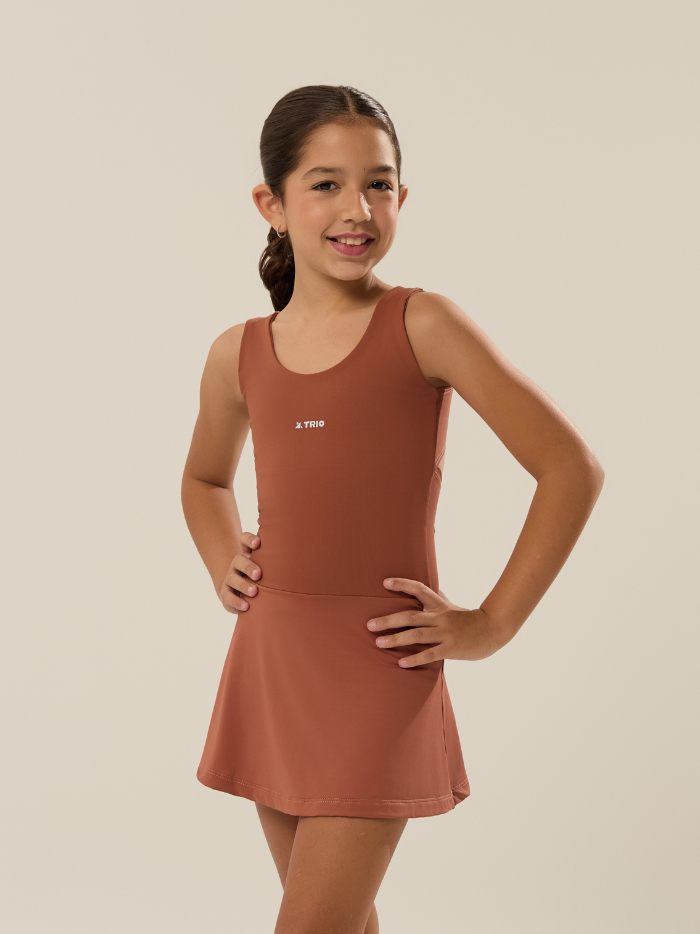 VESTIDO LARA CARAMELO INFANTIL