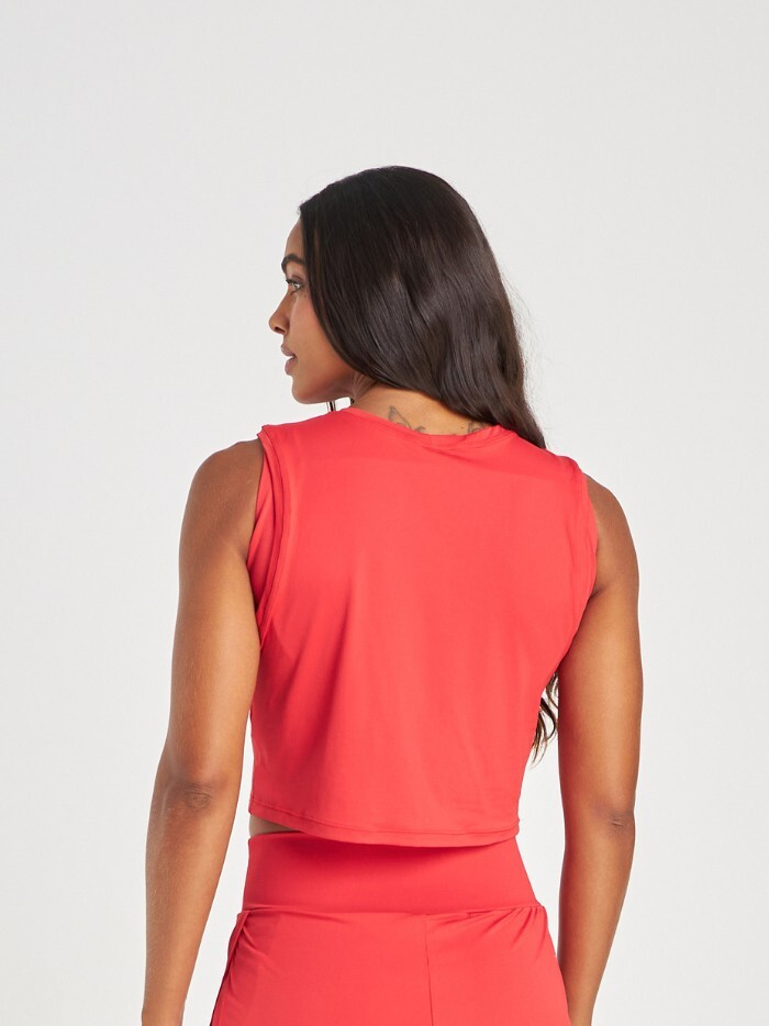 Alternative view of CROPPED NINA VERMELHA