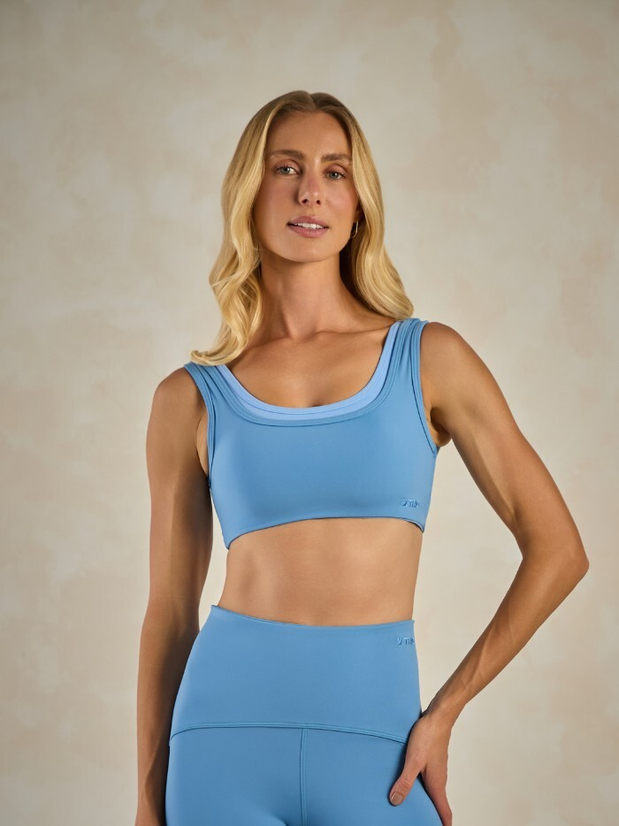 TOP CATARINA CELESTE E AZUL BEBÊ - Imagem 3